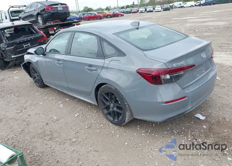 2025 Honda Civic Sport из США, поврежденный, VIN 2HGFE2F50SH554245